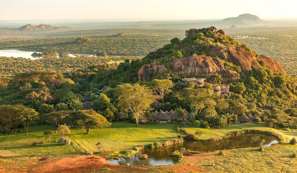 The stunning landscape in Laikipia