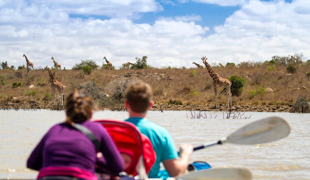 Kayaking at Ekorians Mugie Camp